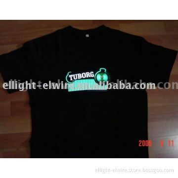 EL T-Shirt,EL Flash T-SHIRT,EL cap,EL sheet,EL light.EL sheet,EL light,EL advertisement,EL poster, EL Panel
